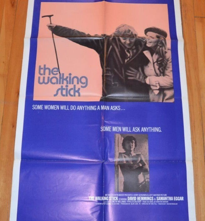 The Walking Stick (1970) Original Movie Poster Folded 27x41
