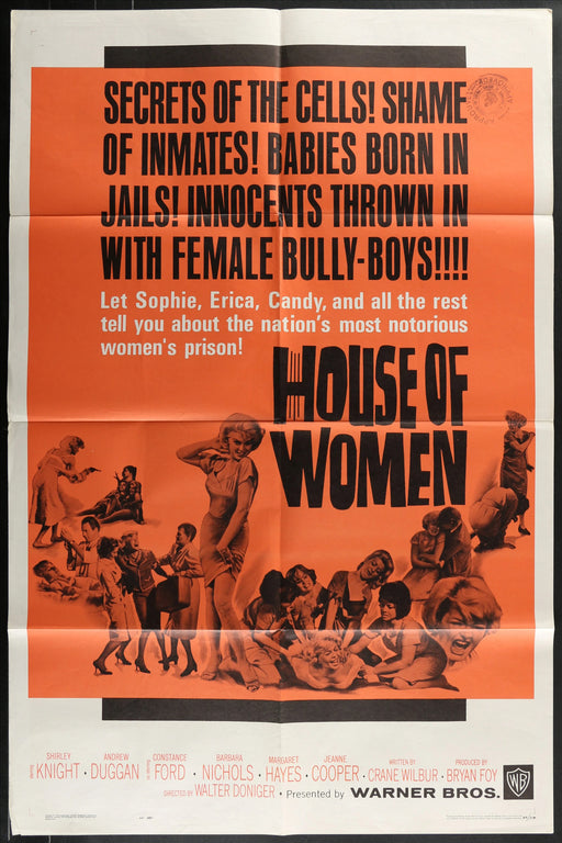 House of Women (1962) Original Movie Poster Folded 27x41