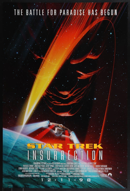 Star Trek: Insurrection (1998) Original Movie Poster Rolled 27x40