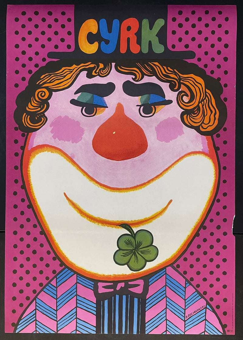 Cyrk (1980s) Original Polish Circus Poster 26x37
