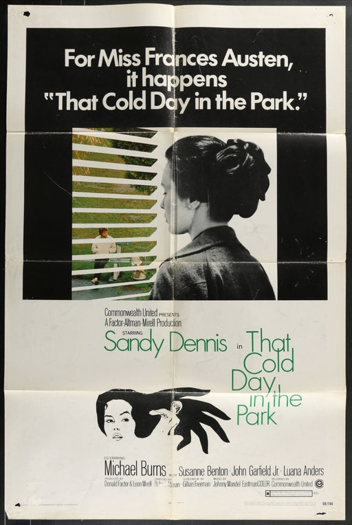 That Cold Day in the Park (1969) Original Movie Poster Folded 27x41