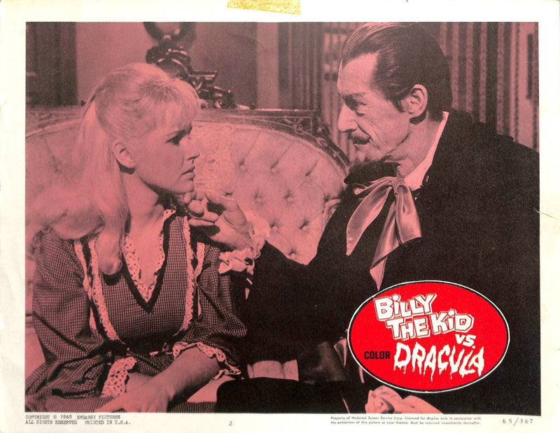Billy the Kid vs. Dracula (1966) Lobby Card #2 11X14