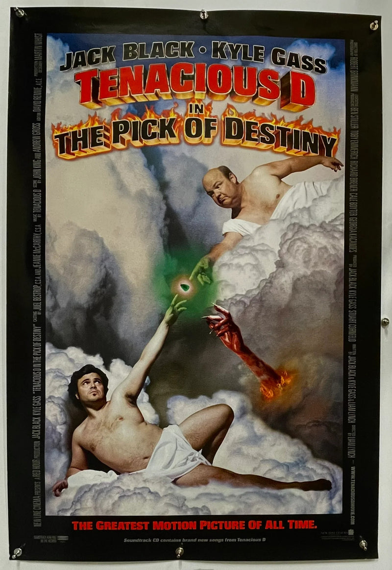 Tenacious D in The Pick of Destiny (2006) Original Movie DS Poster Rolled 27x40