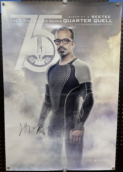 The Hunger Game: Catching Fire (2013) Beetee Signed Original Movie Poster 27x40