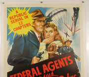 Federal Agents vs. Underworld, Inc. (1949) Linenbacked Restored Poster