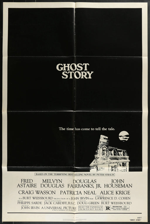 Ghost Story (1981) Original Movie Poster Folded 27x41