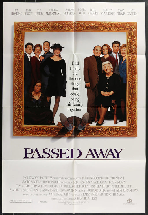 Passed Away (1992) Original Movie Poster Folded 27x40