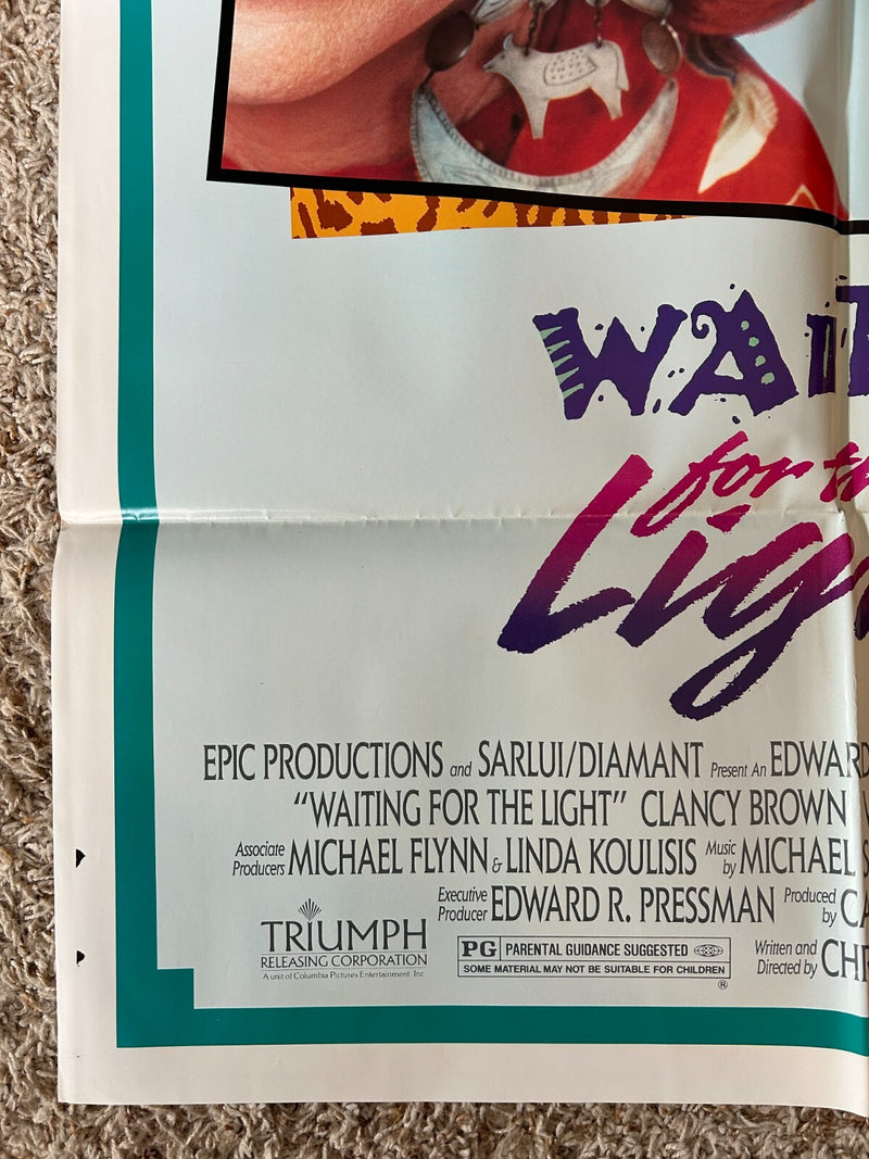 Waiting for the Light (1990) Orig. Movie Poster One-Sheet Folded 27x41 BP56