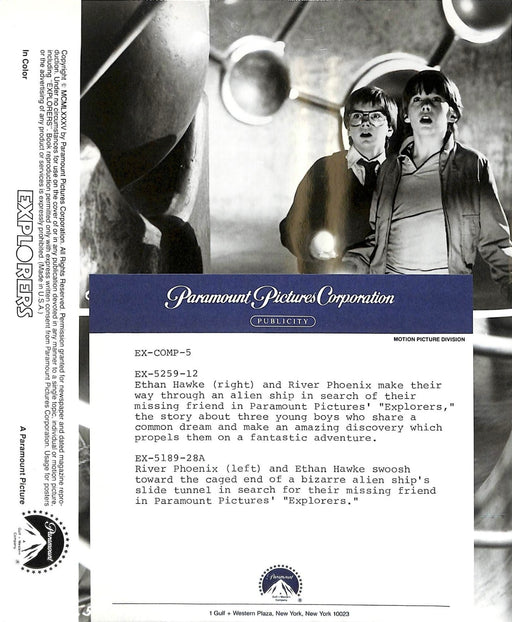 Explorers (1985) Movie Still Full Set 8x10