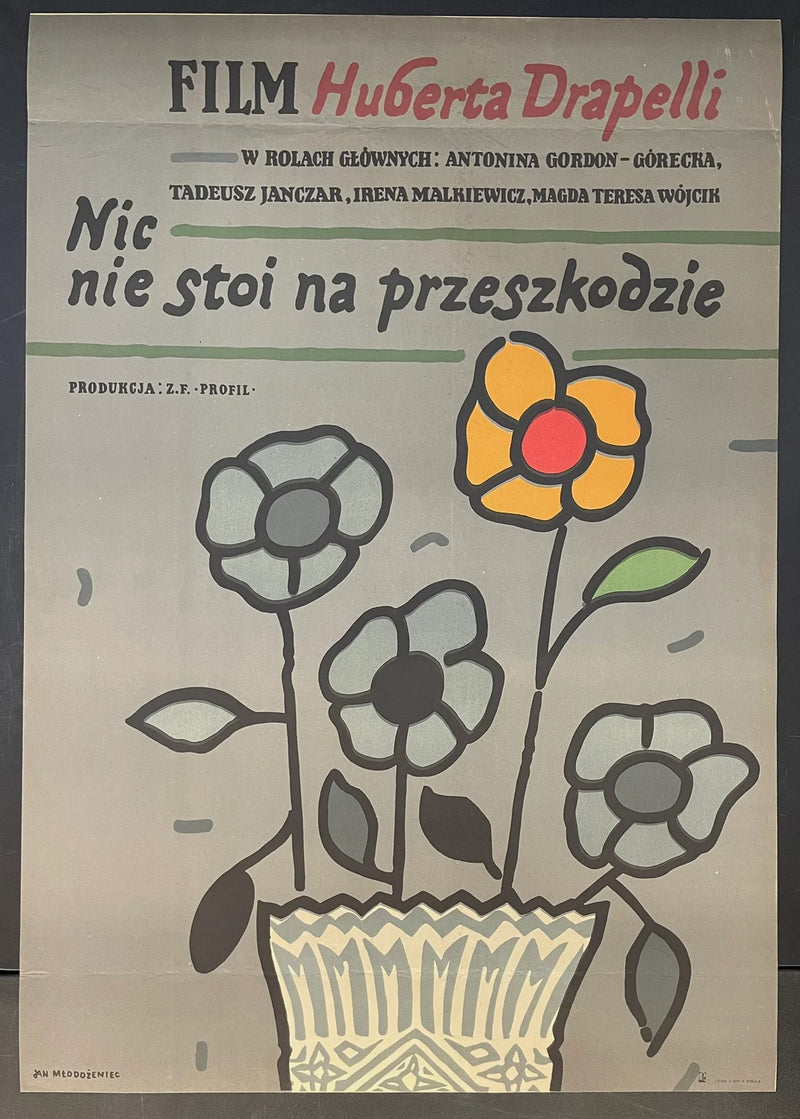 Nic Nie Stoi Na Przeszkodzie (1981) Original Polish Movie Poster 26x37