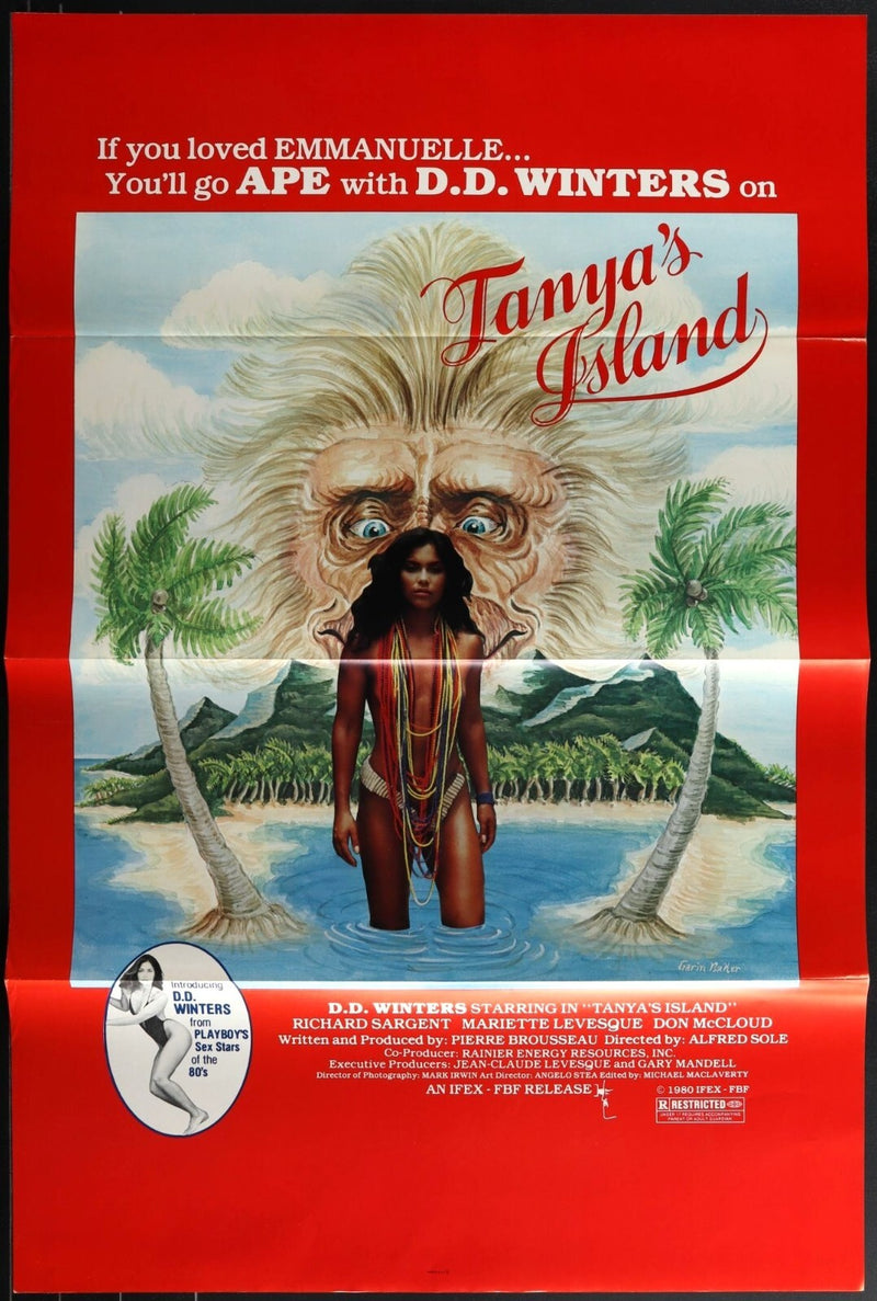 Tanya's Island (1980) Original Movie Poster Folded 27x41 EM8-509