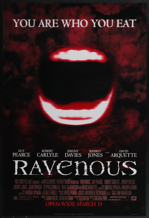 Ravenous (1999) Original Movie Poster Rolled 27x40