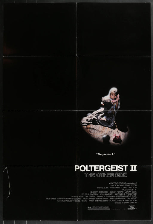 Poltergeist II: The Other Side (1986) Original Movie Poster F 27x40