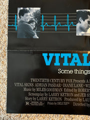 Vital Signs (1990) Orginal Movie Poster One-Sheet 27x40 Folded BP73