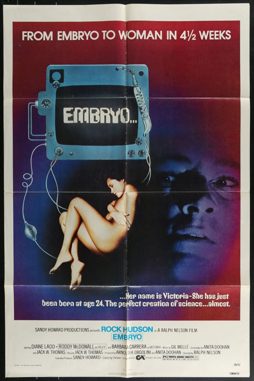Embryo (1976) Original Movie Poster Folded 27x41