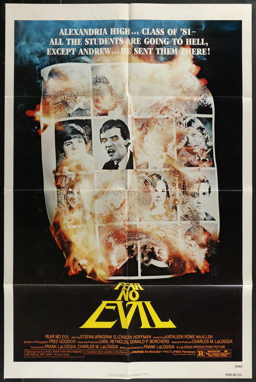 Fear No Evil (1981) Original Movie Poster Folded 27x41