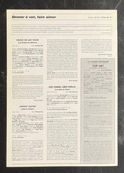 CAC Voltaire – Jim Jarmusch Retrospective (1989) Original Poster 8.25x11.75