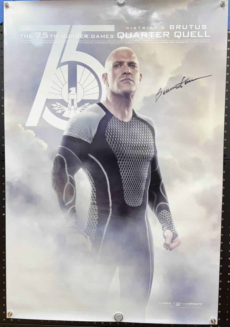 The Hunger Game: Catching Fire (2013) Brutus Signed Original Movie Poster 27x40