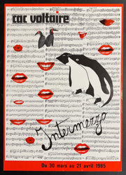 Intermezzo (1985) CAC Voltaire French Poster Folded 15.75x22.75