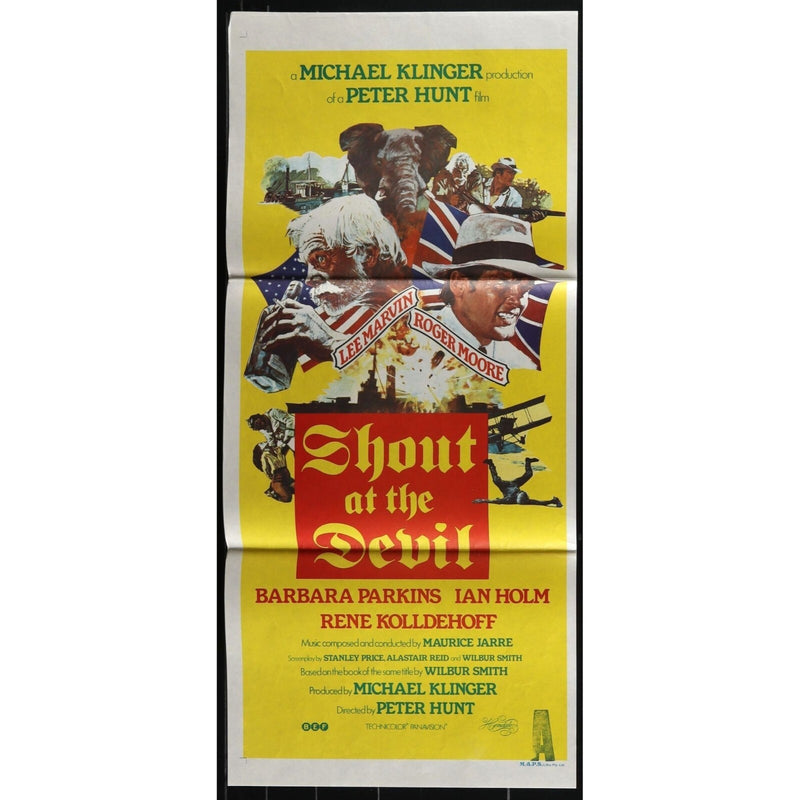 Shout at the Devil (1976) Original Australian Daybill Movie Poster