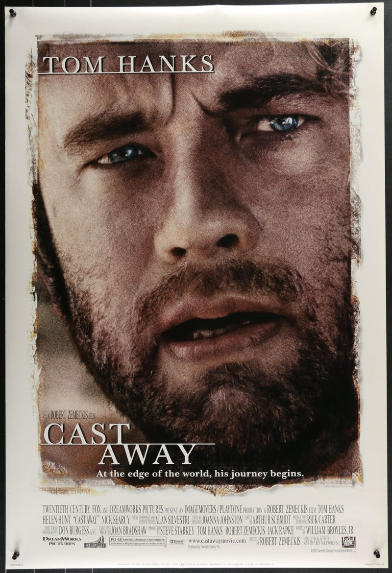 Cast Away (2000) Original Double-sided Movie Poster Rolled 27x40