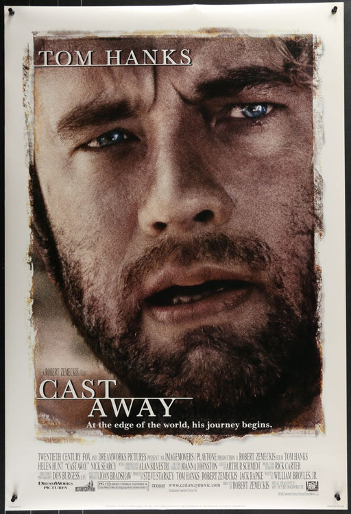 Cast Away (2000) Original Double-sided Movie Poster Rolled 27x40