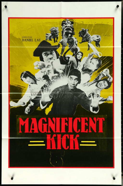 Magnificent Kick (1980) Original Movie Poster Folded 27x41