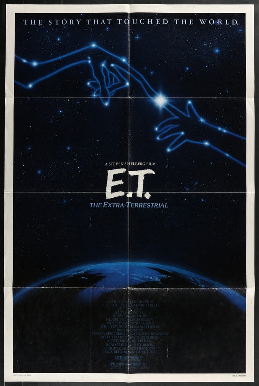 E.T. The Extra-Terrestrial (1982) Original Movie Poster Folded 27x41