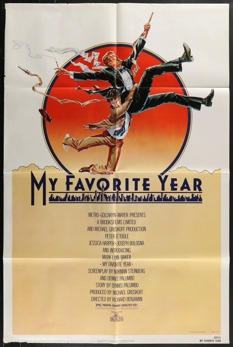 My Favorite Year (1982) Original Movie Poster Folded 27x41