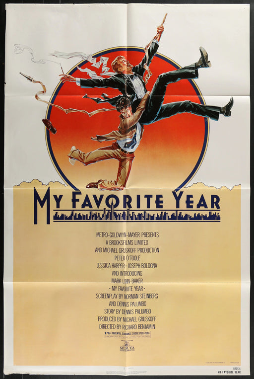 My Favorite Year (1982) Original Movie Poster Folded 27x41