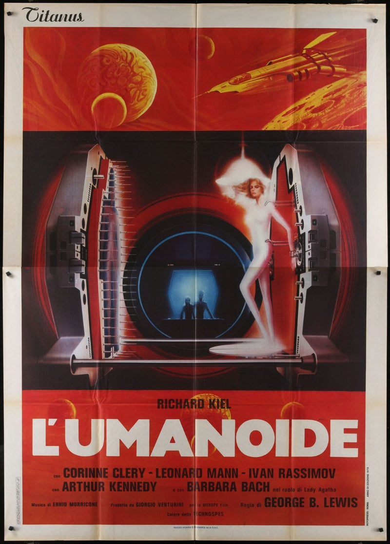 The Humanoid (1979) Original Italian 2P Movie Poster Folded 55x78