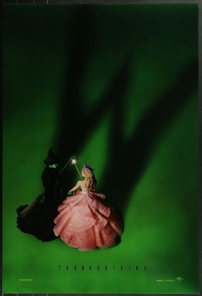 Wicked (2024) Original Double-sided Teaser Movie Poster Rolled 27x40