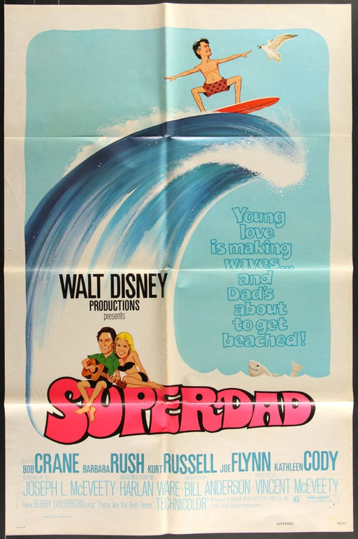Superdad (1973) Original Movie Poster Folded 27x41