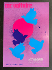 CAC Voltaire – Birds / Saint-John Perse (1985) French Poster Rollded 15.75x22.75