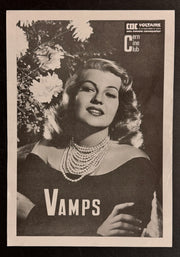 CAC Voltaire – Vamps (1950s) Original Poster Rolled 12.25X17.5