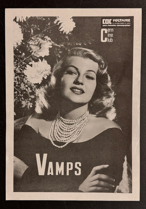 CAC Voltaire – Vamps (1950s) Original Poster Rolled 12.25X17.5
