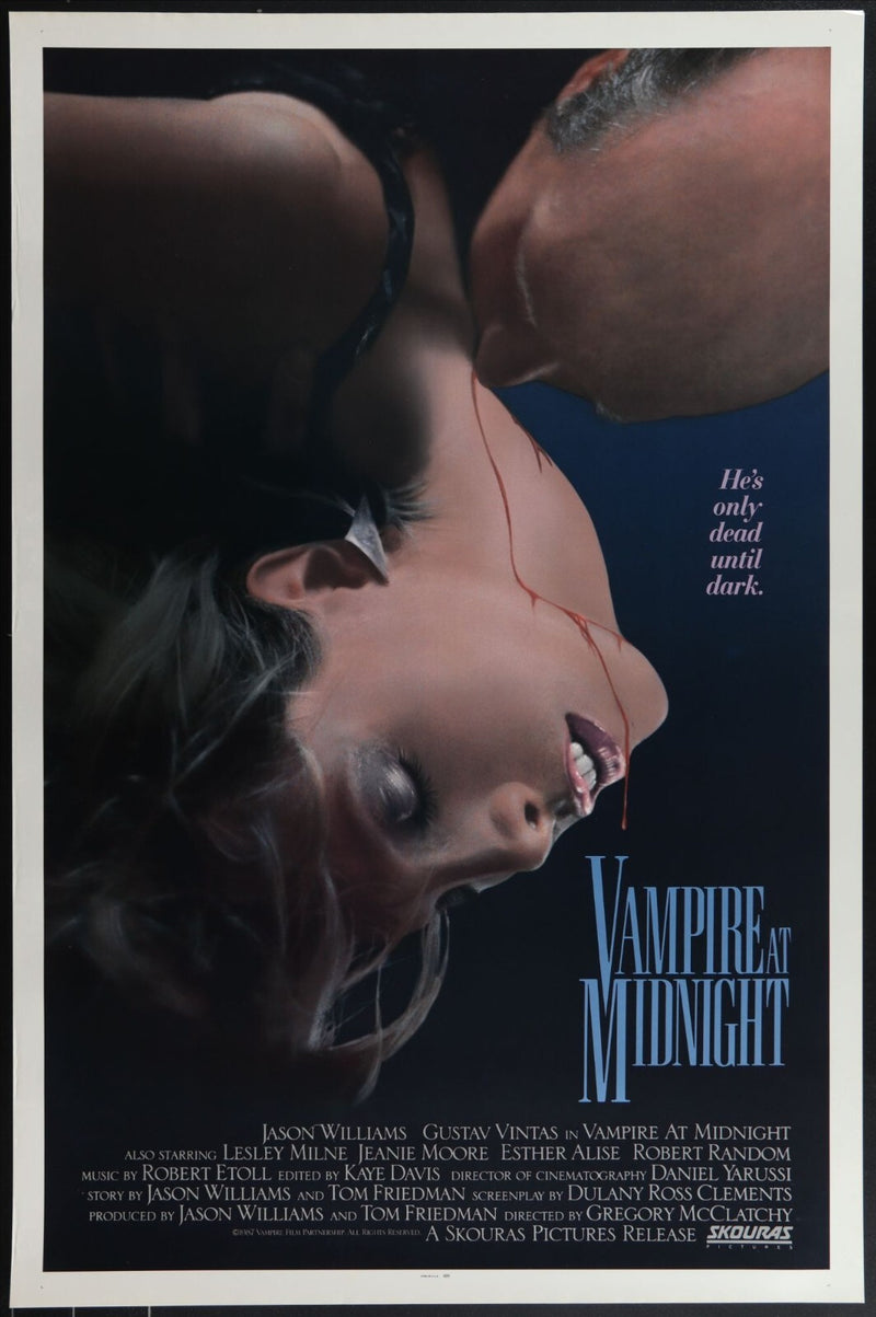 Vampire at Midnight (1987) Original Movie Poster Rolled 27x40
