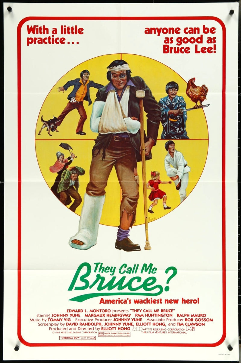 They Call Me Bruce (1982) Original Movie Poster Folded 27x41