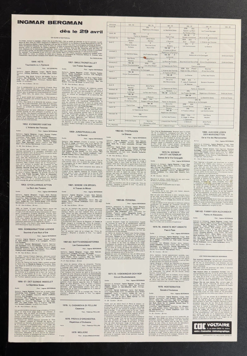 CAC Voltaire – Louis Aragon (1985) French Poster Folded 15.75x22.75