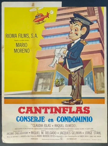 Conserje en Condominio (1973) Original Movie Poster 27x37