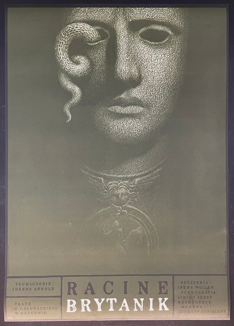 Brytanik (1979) Original Polish Theater Poster 23x33