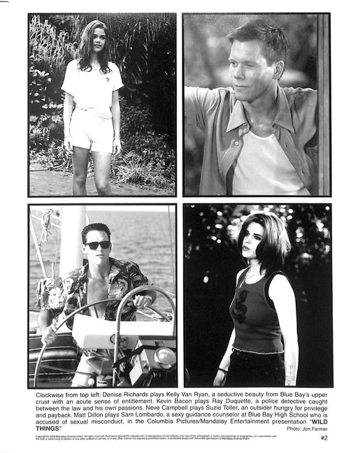 Wild Things (1998) 7 Movie Stills 8x10
