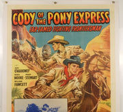 Cody of the Pony Express (1950)Linenbacked Restored Columbia Serial Poster 27x41