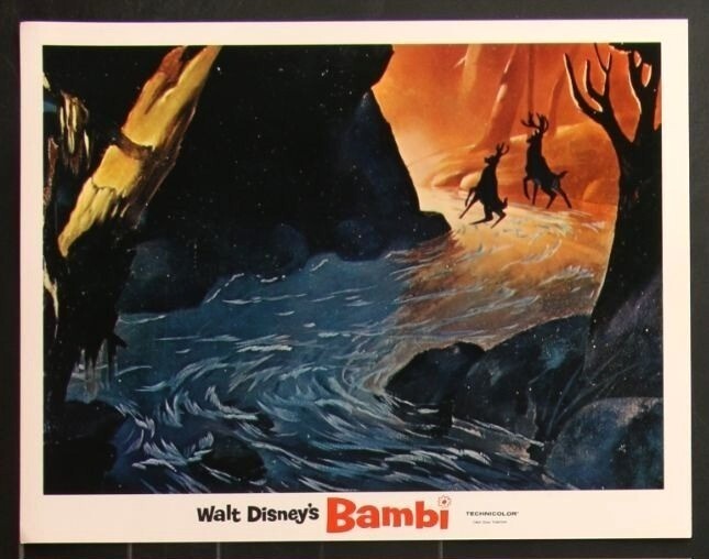 Bambi (1975 Re-release) Original Lobby Card Movie Poster 11x14