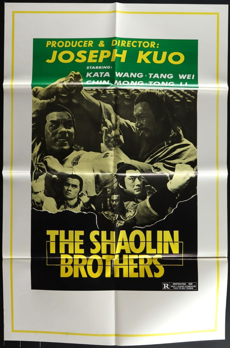 The Shaolin Brothers (1977) Original Movie Poster Folded 27x41 EM8-429