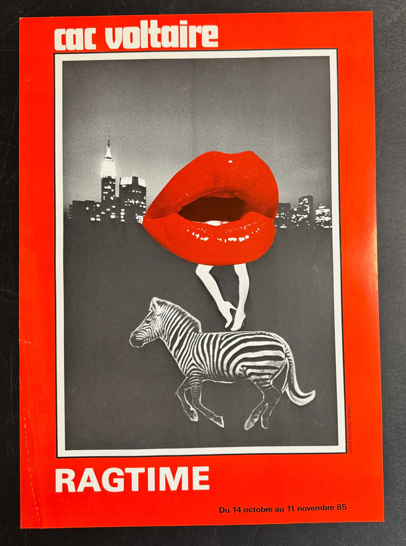 Ragtime (1985) CAC Voltaire French Poster 15.75x22.75