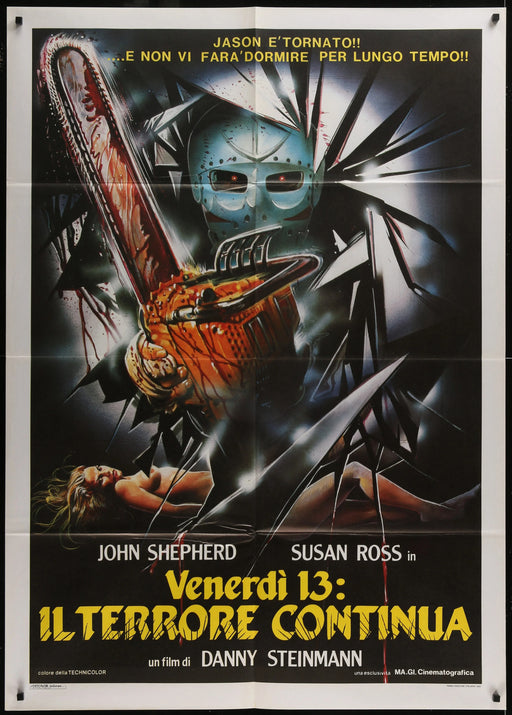 Friday the 13th Part V (1985) Original Italian Movie Poster 1-Panel 39x55