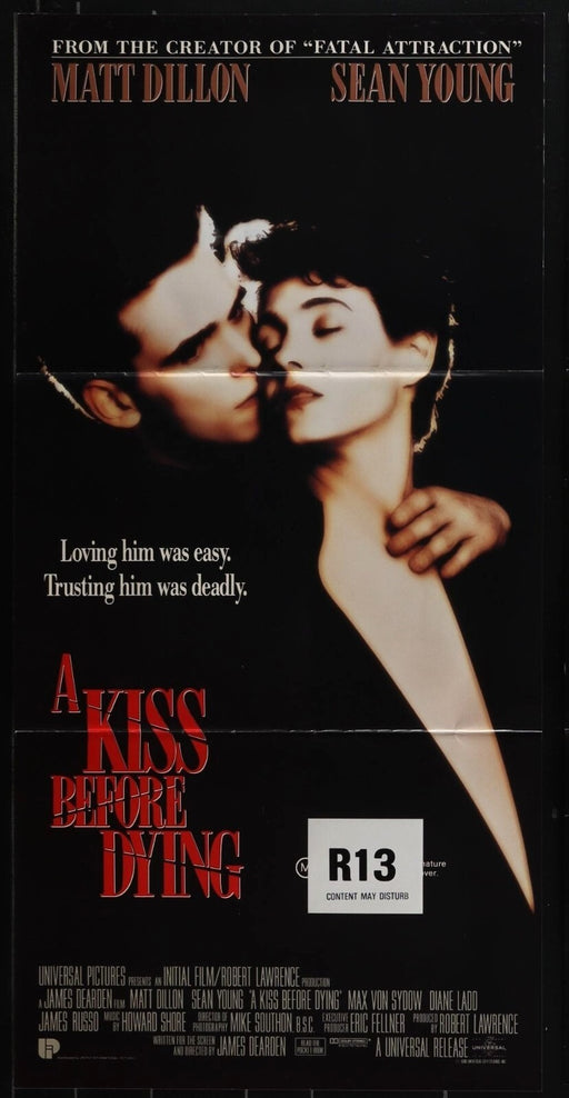 A Kiss Before Dying (1991) Original Daybill Movie Poster