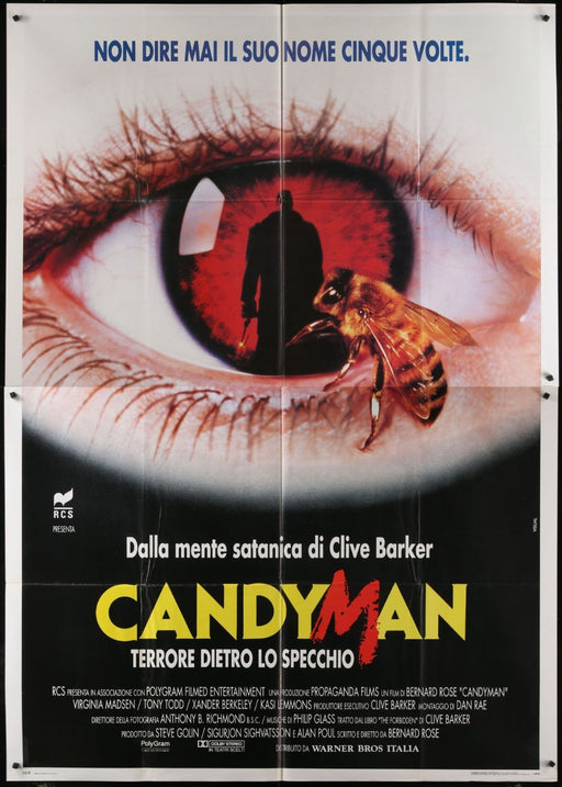 Candyman (1992) Original Italian 2P Movie Poster Folded 39.5x55