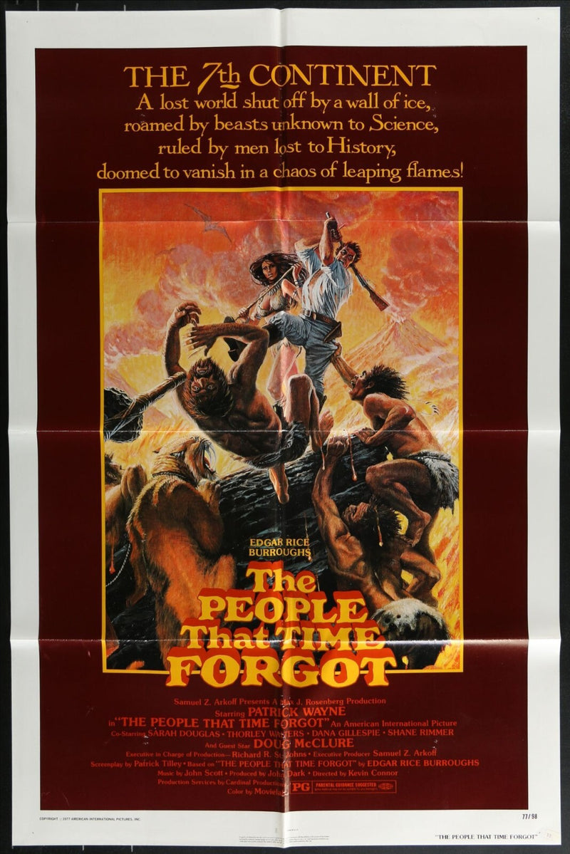 The People That Time Forgot (1977) Original Movie Poster Folded 27x41